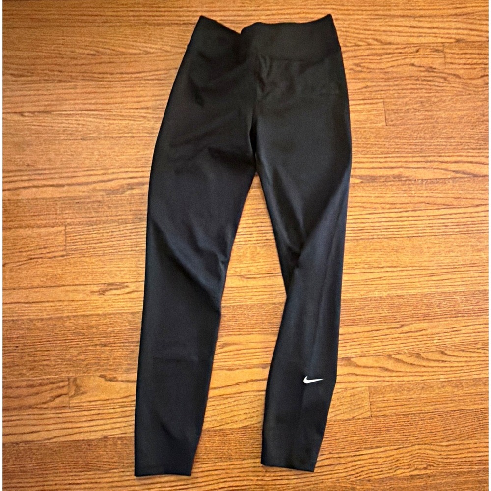 Nike Dri-FIT Girls Black Pull On Leggings Stretch Moisture Wicking  Youth XL